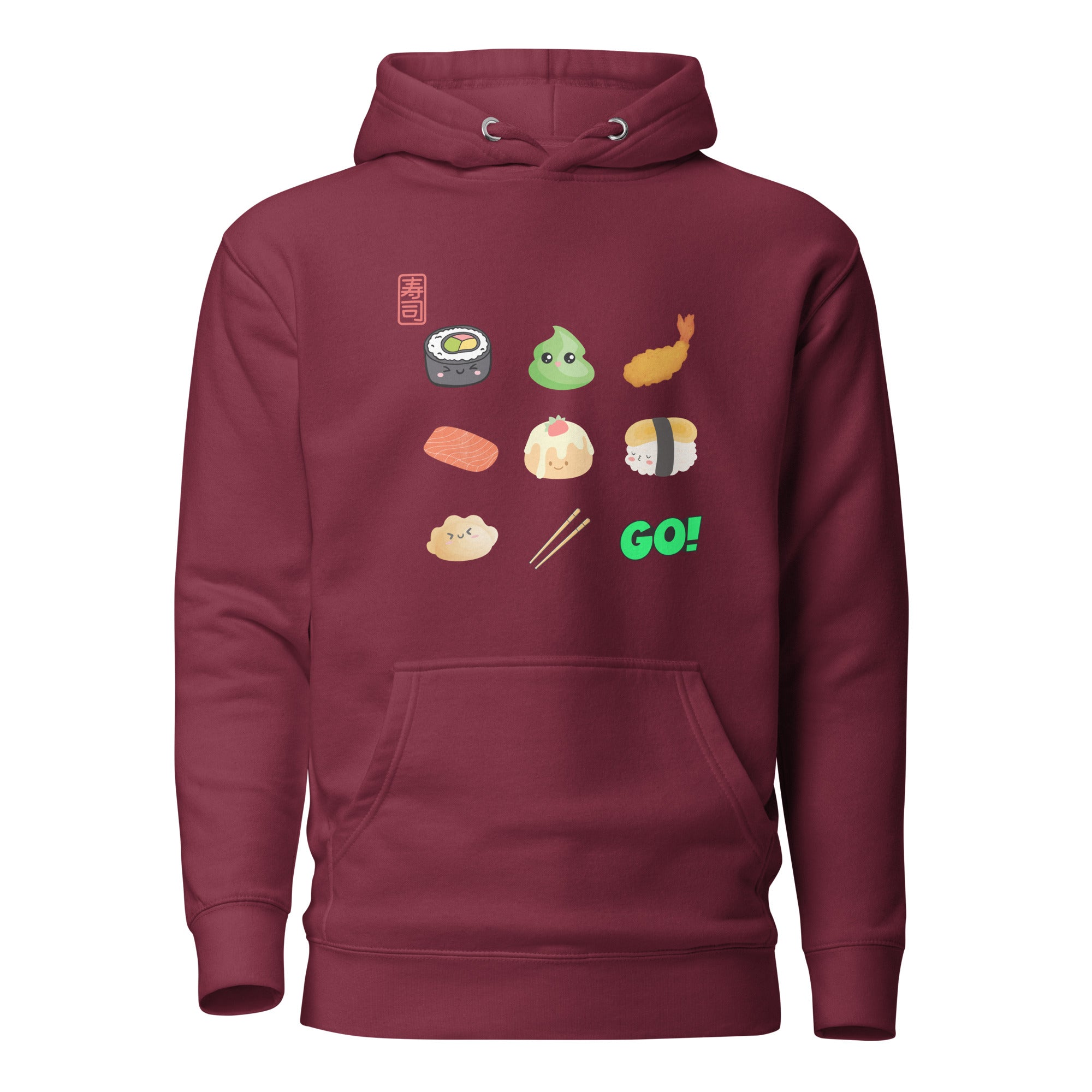 I Love Sushi Go Hoodies