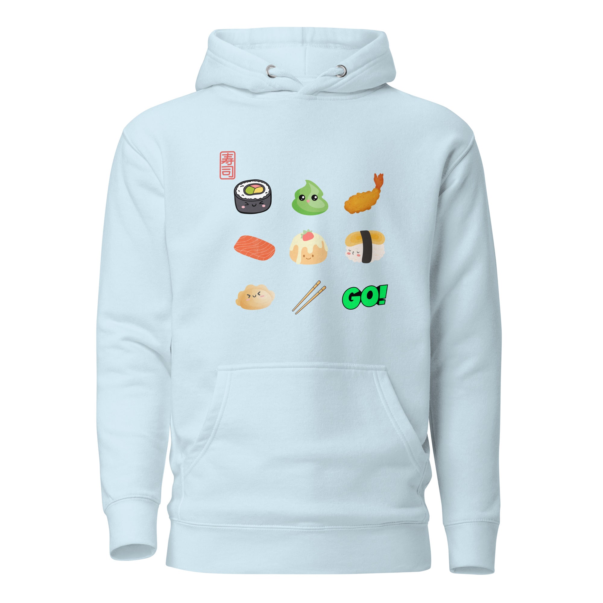 I Love Sushi Go Hoodies