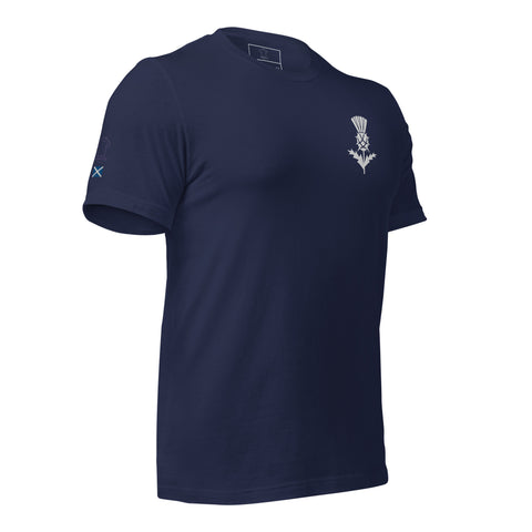 Scotland Thistle Fan Supporter Fashion T-shirt