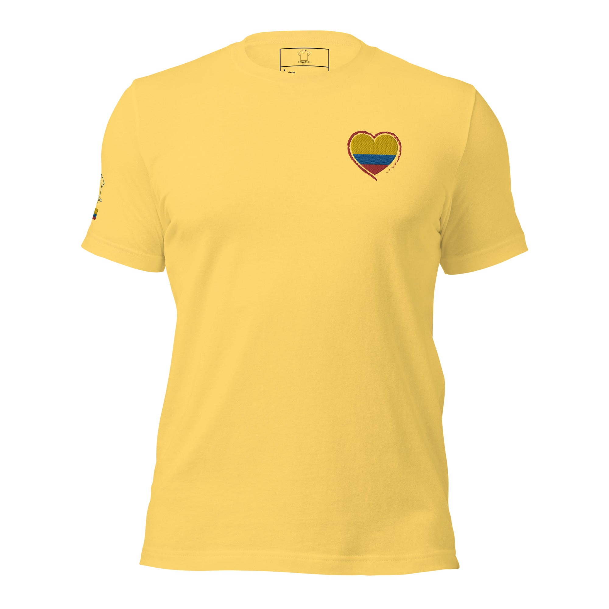 Colombia Heart Fan Supporter Fashion T-shirt